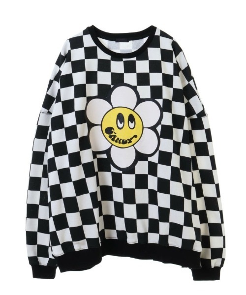 Candy Stripper（キャンディストリッパー）の「MY SUNNY CANDY スウェット（スウェット・レディース・ホワイト×ブラック/ブルー/カーキ・2）」の4枚目の写真