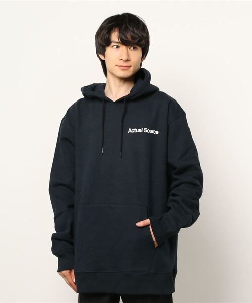 ACTUAL SOURCE（アクチュアルソース）の「【Actual Source】アクチュアルソース  EXTENDED WEAR HOODIE（パーカー・メンズ・ブラック/ヘザーグレー・X-LARGE/XX-LARGE）」の2枚目の写真