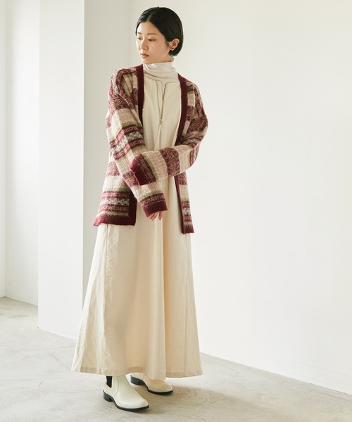 nitca（ニトカ）の「オーガニックコットンネップツイル　キャミワンピース（ワンピース・レディース・キナリ・FREE）」の7枚目の写真