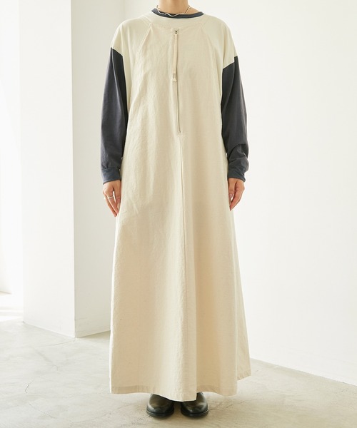 nitca（ニトカ）の「オーガニックコットンネップツイル　キャミワンピース（ワンピース・レディース・キナリ・FREE）」の17枚目の写真