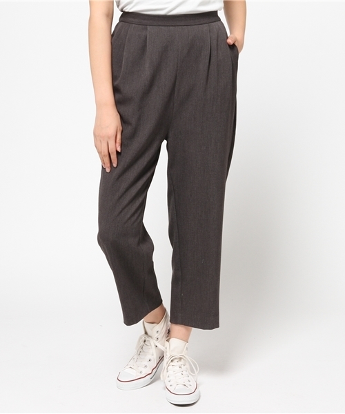 Ray BEAMS（レイビームス）の「Ray BEAMS / ストレッチ 2プリーツ イージーパンツ（その他パンツ・レディース・グレー/ブラック・0/1）」の2枚目の写真