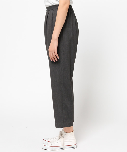 Ray BEAMS（レイビームス）の「Ray BEAMS / ストレッチ 2プリーツ イージーパンツ（その他パンツ・レディース・グレー/ブラック・0/1）」の6枚目の写真