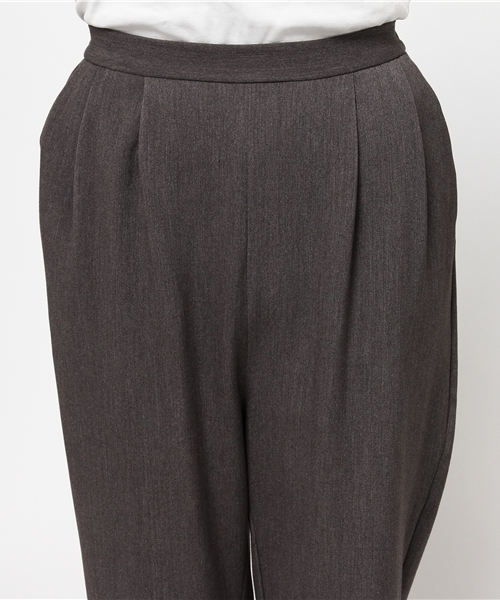 Ray BEAMS（レイビームス）の「Ray BEAMS / ストレッチ 2プリーツ イージーパンツ（その他パンツ・レディース・グレー/ブラック・0/1）」の8枚目の写真