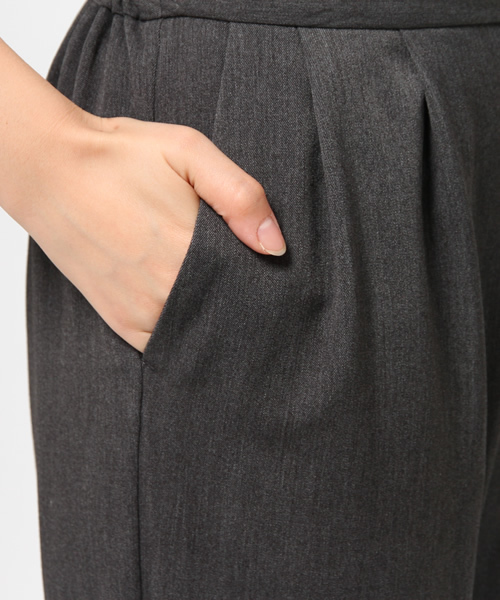 Ray BEAMS（レイビームス）の「Ray BEAMS / ストレッチ 2プリーツ イージーパンツ（その他パンツ・レディース・グレー/ブラック・0/1）」の19枚目の写真