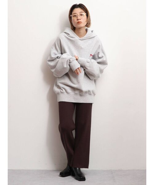 Ungrid（アングリッド）の「リブニットパンツ（その他パンツ・レディース・アイボリー/ブラック/ブラウン・FREE）」の9枚目の写真