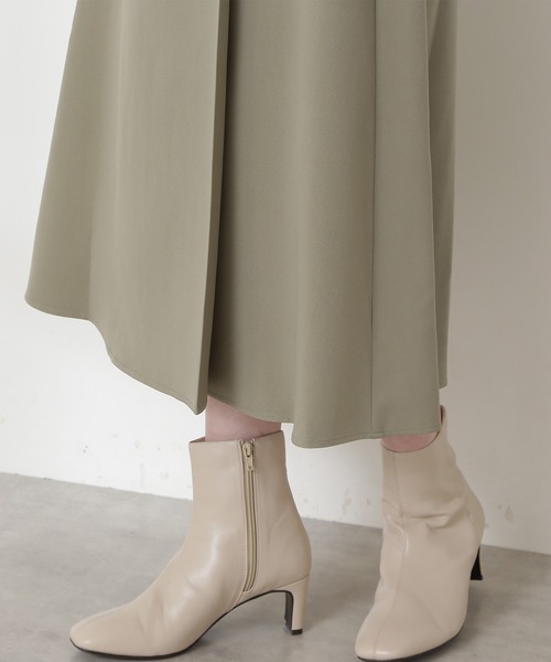 N.（N. Natural Beauty Basic）（エヌエヌナチュラルビューティーベーシック）の「【S Size Line】◆スモーキーカラーラップ風スカート（スカート・レディース・ブルー/モカ/イエロー/ライトカーキ・MEDIUM/SMALL）」の9枚目の写真