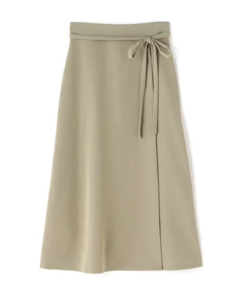 N.（N. Natural Beauty Basic）（エヌエヌナチュラルビューティーベーシック）の「【S Size Line】◆スモーキーカラーラップ風スカート（スカート・レディース・ブルー/モカ/イエロー/ライトカーキ・MEDIUM/SMALL）」の21枚目の写真