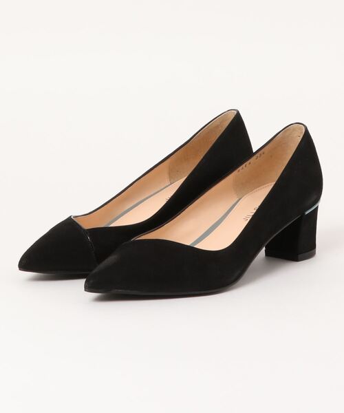 美品　定価1.6万　ジルスチュアート クリアヒールラウンドトゥパンプス　シルバー JILLSTUART shoe（ジルスチュアート シュー）の「クリアヒール