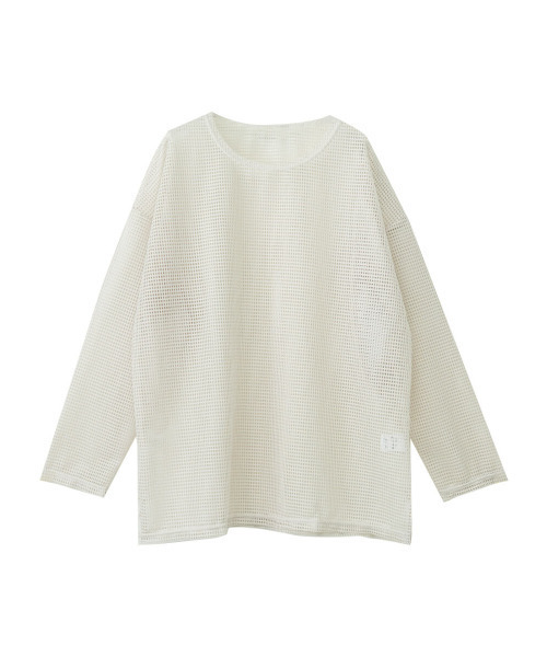ISOOK（アイスー）の「Mesh over top / メッシュオーバートップス（mi select）（その他トップス・レディース・ホワイト/ブラック/ベージュ・FREE）」の13枚目の写真