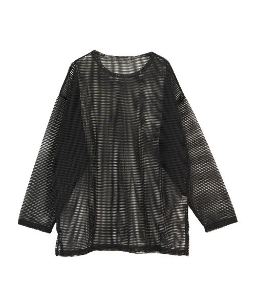 ISOOK（アイスー）の「Mesh over top / メッシュオーバートップス（mi select）（その他トップス・レディース・ホワイト/ブラック/ベージュ・FREE）」の9枚目の写真