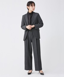 KASHIYAMA | ＜ウォッシャブル＞デニムライクストレッチワイドパンツ(その他パンツ)