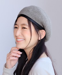 14+（イチヨンプラス）の「バスクパイピングベレー帽（ハンチング/ベレー帽・メンズ）」