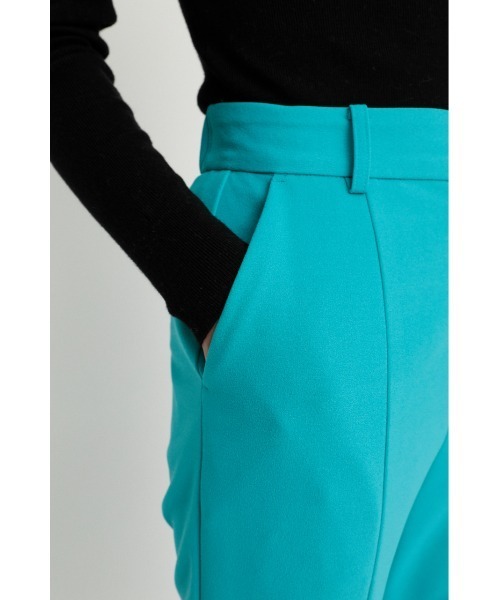 SLY（スライ）の「W GEORGETTE PT パンツ（スラックス・レディース・アイボリー/ターコイズブルー/ブラック・2/1/0）」の22枚目の写真