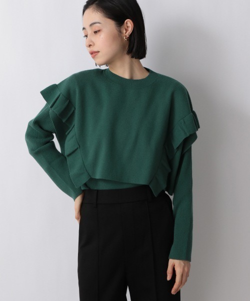 LOWRYS FARM（ローリーズファーム）の「フリルニット2P 216172