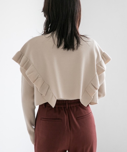 LOWRYS FARM（ローリーズファーム）の「フリルニット2P 216172