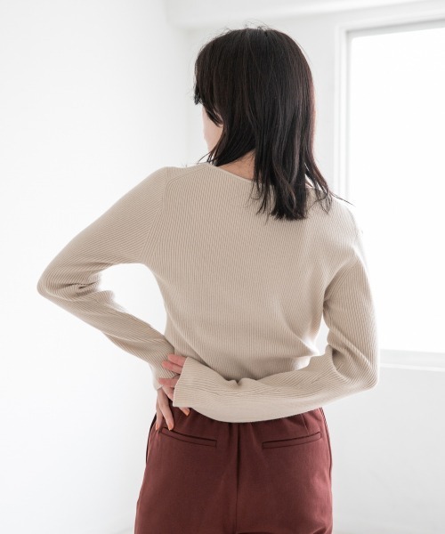 LOWRYS FARM（ローリーズファーム）の「フリルニット2P 216172