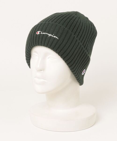 Champion（チャンピオン）の「【CHAMPION/チャンピオン】ウラフリースニットワッチ　ビーニー（ニットキャップ/ビーニー・メンズ・ネイビー/杢グレー/ワイン/ライトパープル/ブラック/ベージュ/ホワイト/マスタード/レッド/パープル/グリーン・FREE）」の5枚目の写真