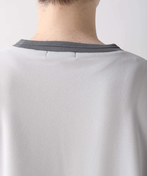 RAGEBLUE（レイジブルー）の「ダンボールツイル/クリーンカットソー/235630（Tシャツ/カットソー・メンズ・グレー/ブルー/キャメル・MEDIUM/LARGE）」の12枚目の写真