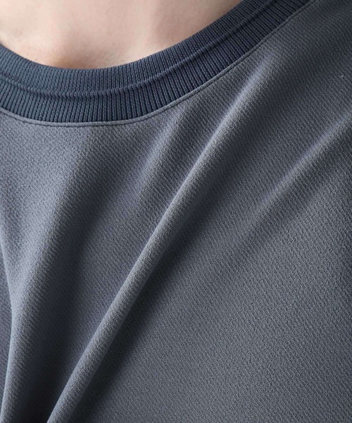 RAGEBLUE（レイジブルー）の「ダンボールツイル/クリーンカットソー/235630（Tシャツ/カットソー・メンズ・グレー/ブルー/キャメル・MEDIUM/LARGE）」の18枚目の写真