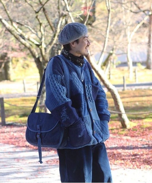 PORTER CLASSIC(ポータークラシック)の「【Porter Classic / ポータークラシック】 KENDO SHOULDER BAG M(ショルダーバッグ・メンズ・ブルー・FREE)」の16枚目の写真