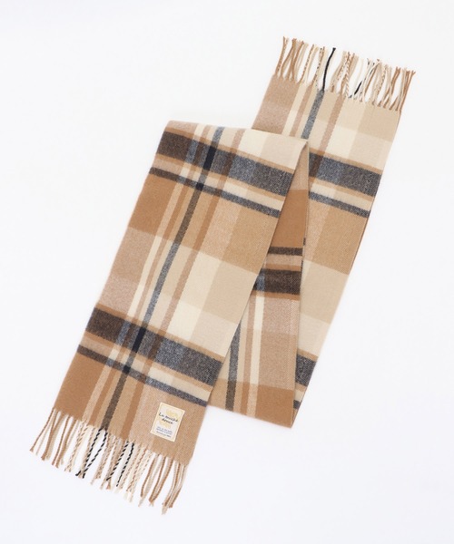 ikka（イッカ）の「抗菌加工マルチチェックマフラー（マフラー・レディース・キャメル/レッド/イエロー/グレー/ブラック/ブルー・FREE）」の20枚目の写真