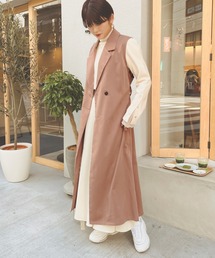 Ambre Neige | ロングテーラージレベスト／【WEB/EC限定商品】(ベスト)