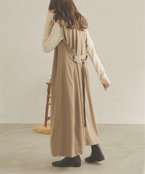 Ambre Neige(アンブルネージュ)の「【新色追加】ロングテーラージレベスト/WEB/EC限定商品(ベスト・レディース・ライトグレー/ベージュ/ライトブラウン/ブラック・FREE)」の15枚目の写真