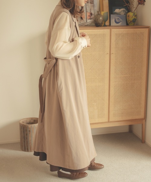 Ambre Neige(アンブルネージュ)の「【新色追加】ロングテーラージレベスト/WEB/EC限定商品(ベスト・レディース・ライトグレー/ベージュ/ライトブラウン/ブラック・FREE)」の22枚目の写真