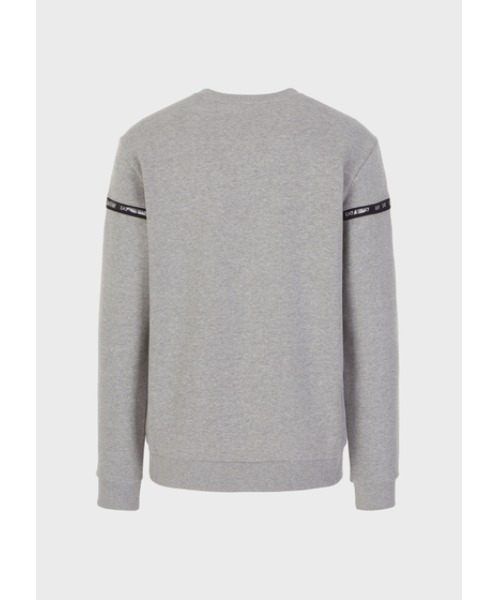 EMPORIO ARMANI EA7(エンポリオアルマーニイーエーセブン)の「【エンポリオ アルマーニ EA7】TRAIN LOGO SERIES ロゴテープ 長袖スウェット(スウェット・メンズ・ブラック/グレー・MEDIUM/LARGE/SMALL/X-SMALL/X-LARGE)」の10枚目の写真