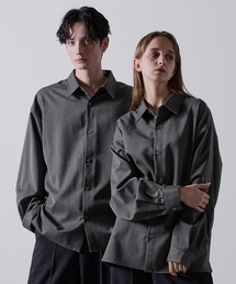 【CLEL】Balloon Sleeve Loose Regular Collar Shirt / バルーン袖ルーズレギュラーカラーシャツ【セットアップ対応】