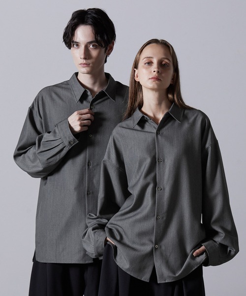 CLEL(NC)́yCLELzBalloon Sleeve Loose Regular Collor Shirt / o[[YM[J[VcyZbgAbvΉz(Vc/uEX)