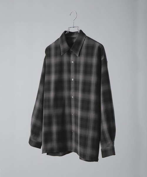 CLEL】Balloon Sleeve Loose Regular Collor Shirt / バルーン袖