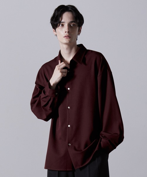 CLEL】Balloon Sleeve Loose Regular Collor Shirt / バルーン袖