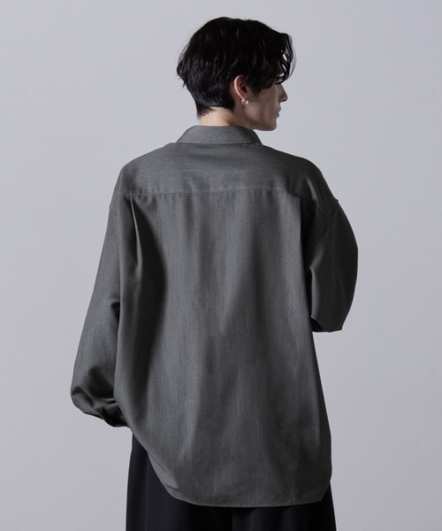 CLEL】Balloon Sleeve Loose Regular Collor Shirt / バルーン袖