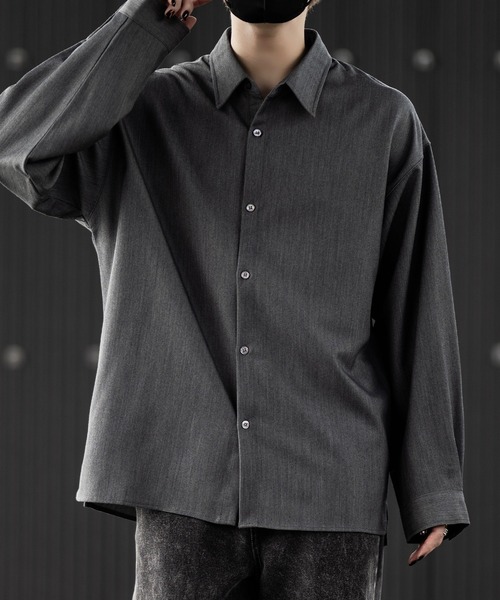 BAL バル レーヨン オープンカラー 長袖 生成り シャツ L 美品 BAL（バル）の「【BAL（バル）/2024春夏】DOUBLE BUTTON SHIRT（シャツ