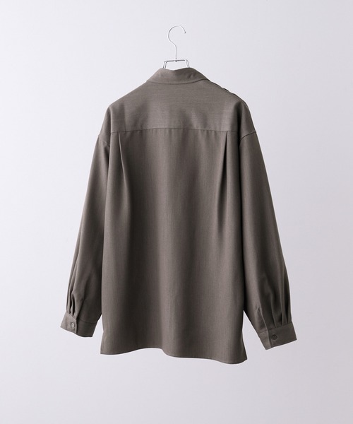 CLEL】Balloon Sleeve Loose Regular Collor Shirt / バルーン袖