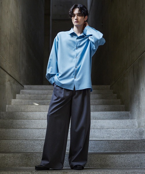 【CLEL】 Loose Regular Collor Shirt 3着セット CLEL】Balloon Sleeve Loose Regular Collor Shirt / バルーン袖ルーズ