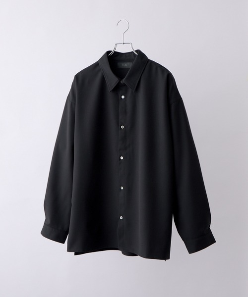 CLEL】Balloon Sleeve Loose Regular Collor Shirt / バルーン袖ルーズ