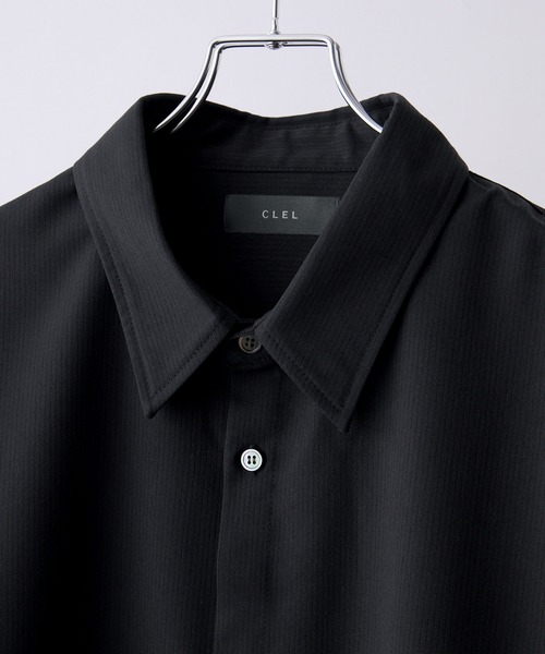 セール】【CLEL】Balloon Sleeve Loose Regular Collor Shirt