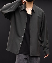 CLEL（クレイル）の「【CLEL】Balloon Sleeve Loose Regular Collar Shirt   バルーン袖ルーズレギュラーカラーシャツ【セットアップ対応】（シャツ/ブラウス）」