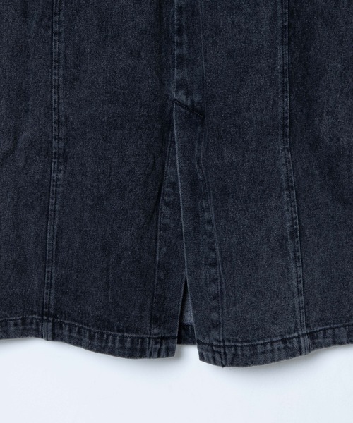 WEGO（ウィゴー）の「WEGO/ストレッチデニムキャミワンピース（ワンピース・レディース・ブラック・FREE）」の12枚目の写真