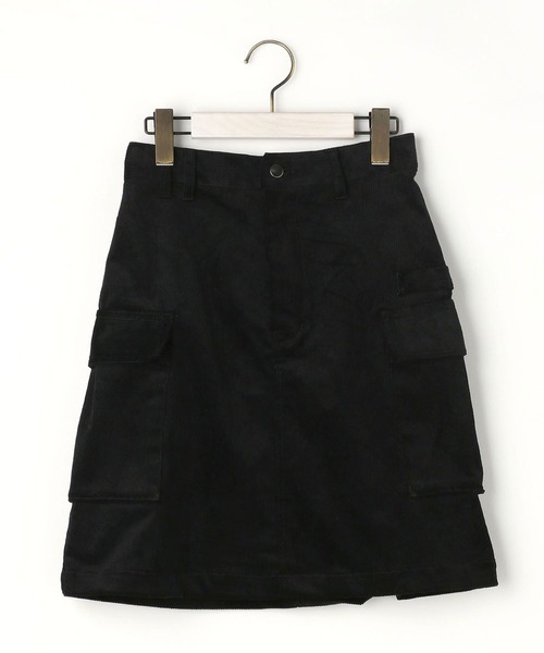179/WG(イチナナキュウダブルジー)の「コーデュロイカーゴスカート(スカート・レディース・チャコールグレー/ブラック/ベージュ・MEDIUM)」の8枚目の写真
