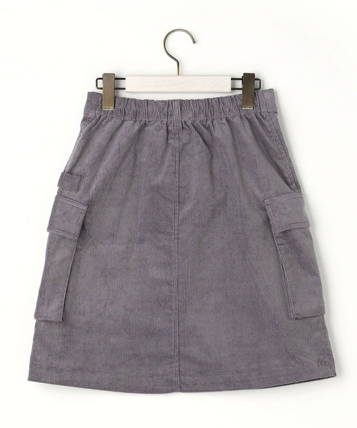 179/WG(イチナナキュウダブルジー)の「コーデュロイカーゴスカート(スカート・レディース・チャコールグレー/ブラック/ベージュ・MEDIUM)」の9枚目の写真