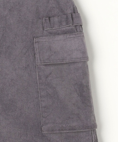 179/WG(イチナナキュウダブルジー)の「コーデュロイカーゴスカート(スカート・レディース・チャコールグレー/ブラック/ベージュ・MEDIUM)」の11枚目の写真