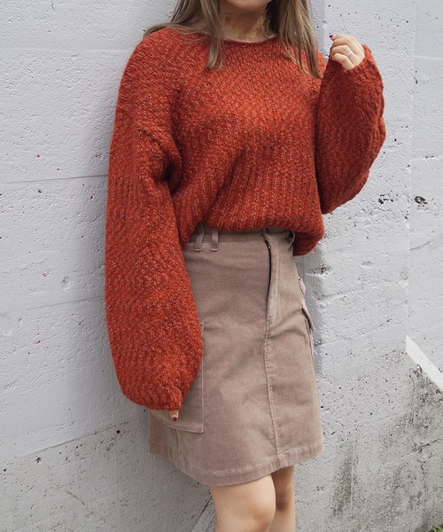 179/WG(イチナナキュウダブルジー)の「コーデュロイカーゴスカート(スカート・レディース・チャコールグレー/ブラック/ベージュ・MEDIUM)」の18枚目の写真