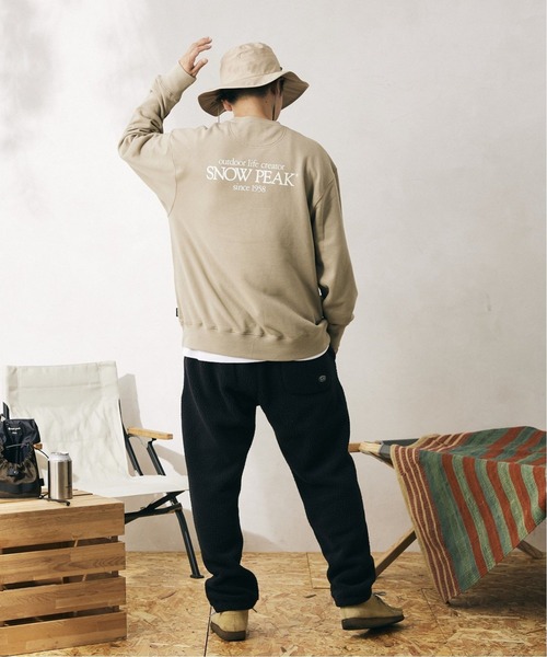 JOURNAL STANDARD relume（ジャーナルスタンダード　レリューム）の「◆【Snow Peak/スノーピーク】別注 Thermal ボアフリース イージーパンツ（その他パンツ・メンズ・ブラック・MEDIUM/LARGE）」の22枚目の写真