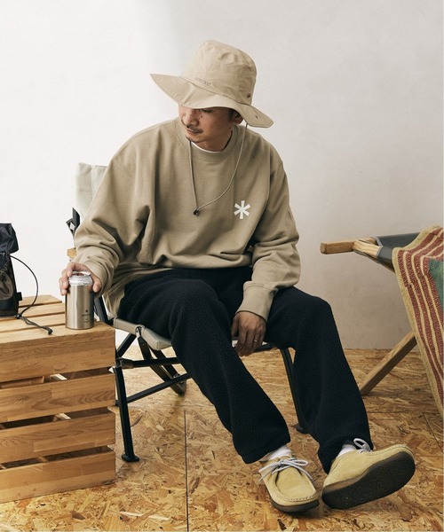 JOURNAL STANDARD relume（ジャーナルスタンダード　レリューム）の「◆【Snow Peak/スノーピーク】別注 Thermal ボアフリース イージーパンツ（その他パンツ・メンズ・ブラック・MEDIUM/LARGE）」の5枚目の写真