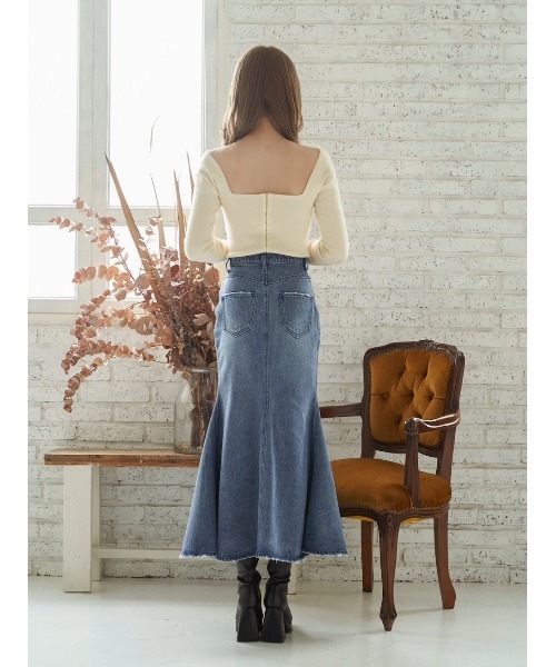 セミフレアデニムスカート（デニムスカート）｜Darich（ダーリッチ）の