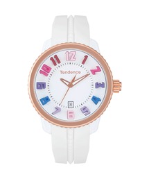 Tendence | Tendence GULLIVER ROUND Rainbow Medium Japan Limited Edition 腕時計 TG930113R メンズ レディース(アナログ腕時計)