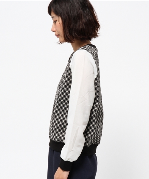 OUTLET(アウトレット)の「【WHO'S WHO gallery】DPcssweat(Tシャツ/カットソー・レディース・チェック・FREE)」の3枚目の写真